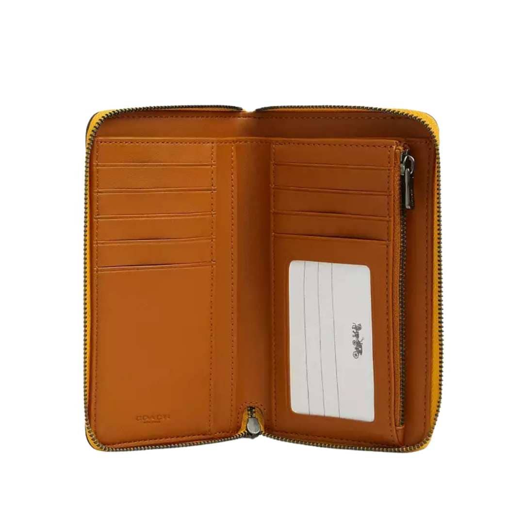 Zip medium wallet amarillo