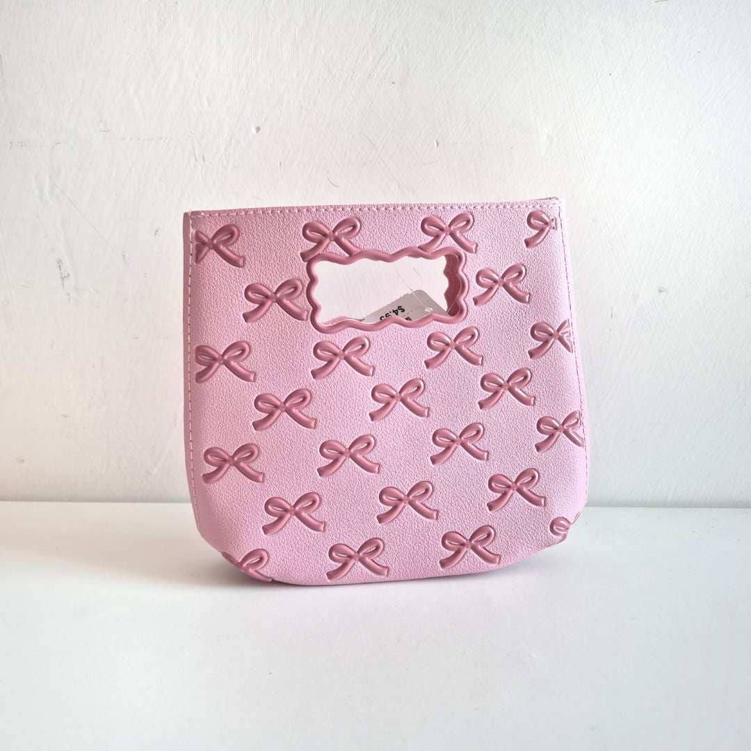 Mini Bolsita Lazos Rosa