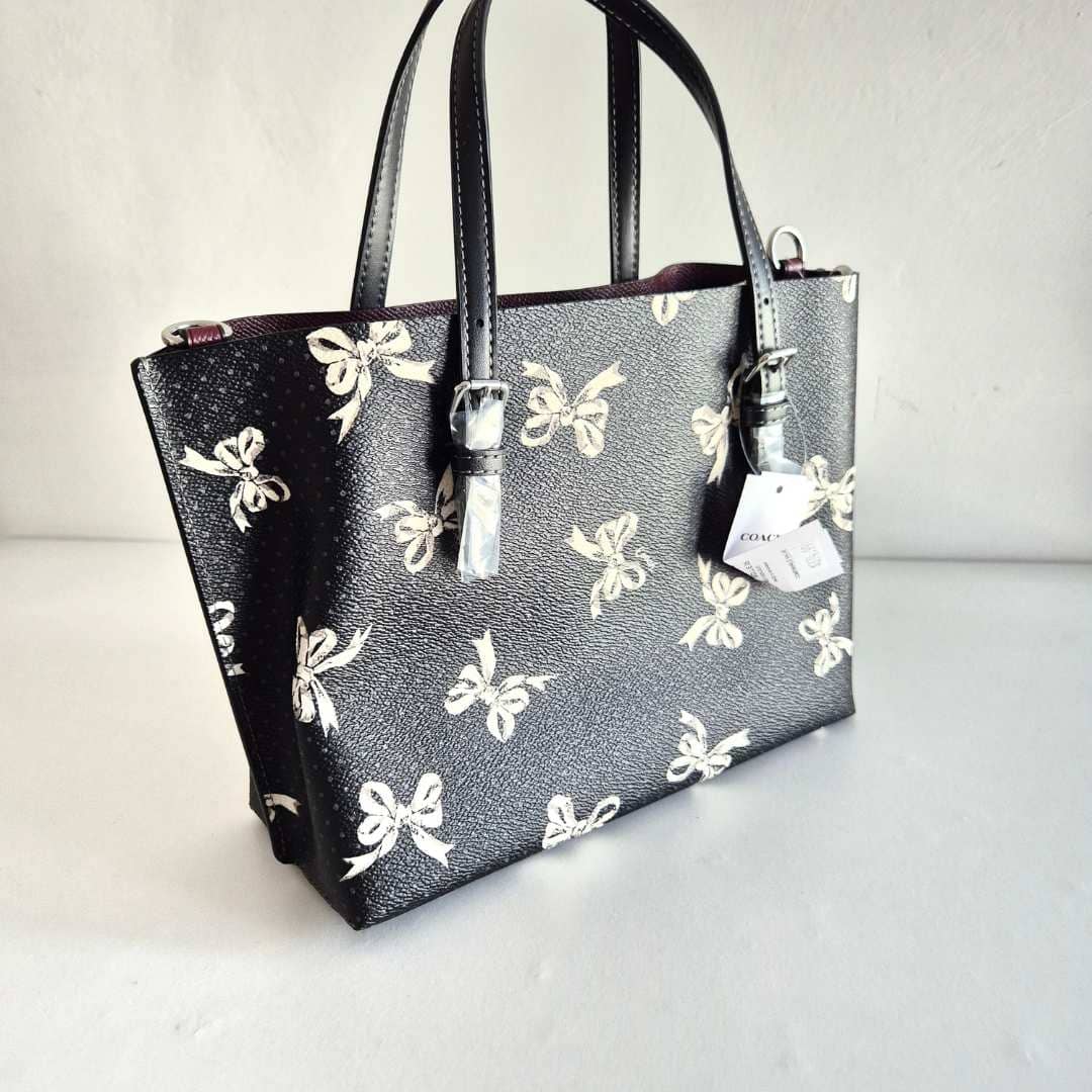 Mollie tote 25 con Print Moños negro