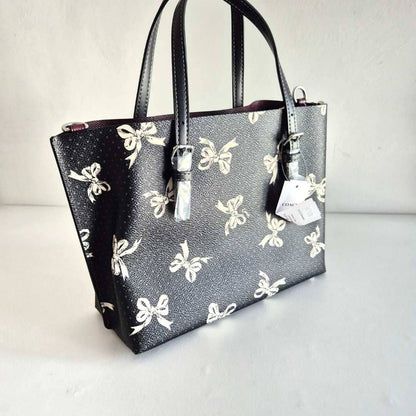 Mollie tote 25 con Print Moños negro