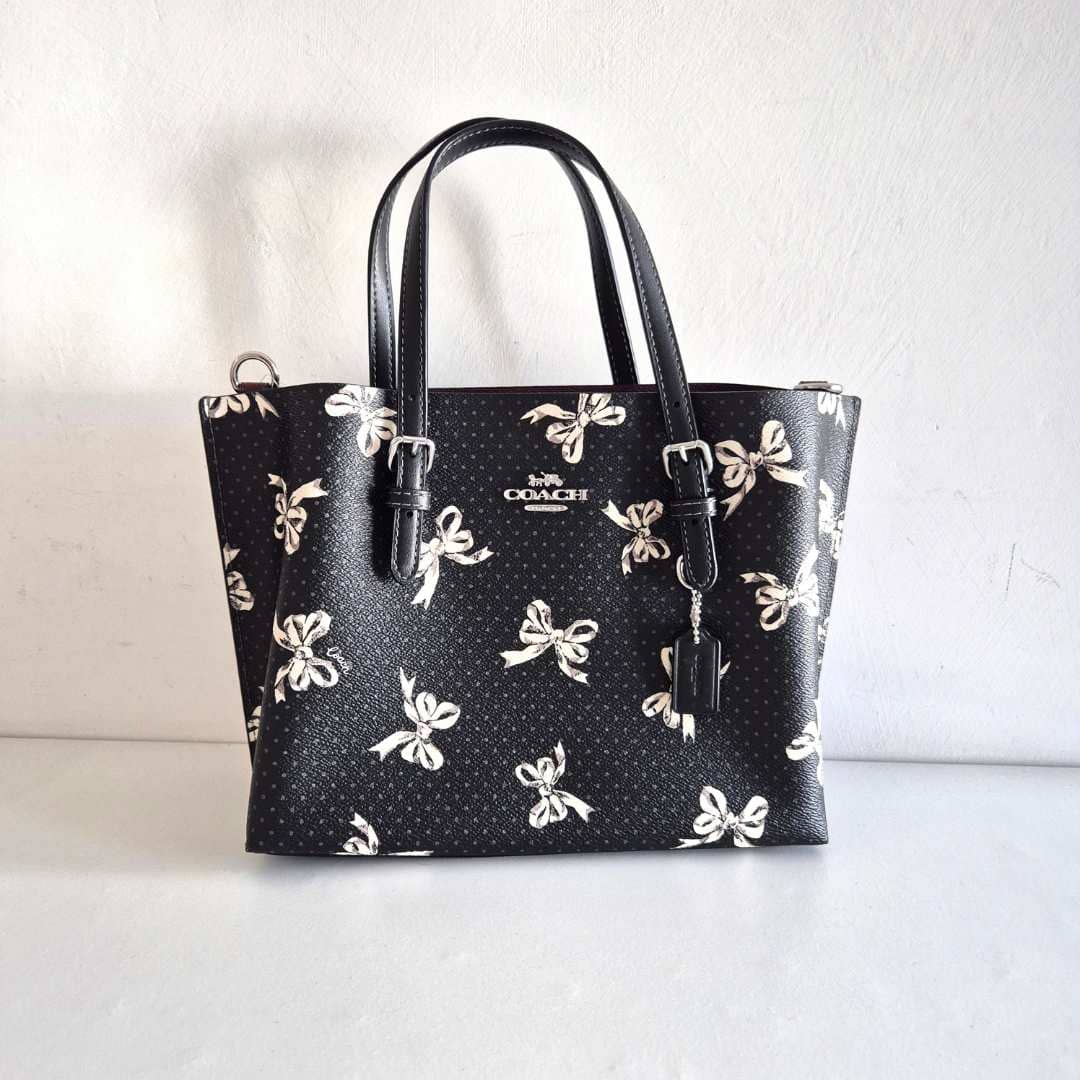 Mollie tote 25 con Print Moños negro