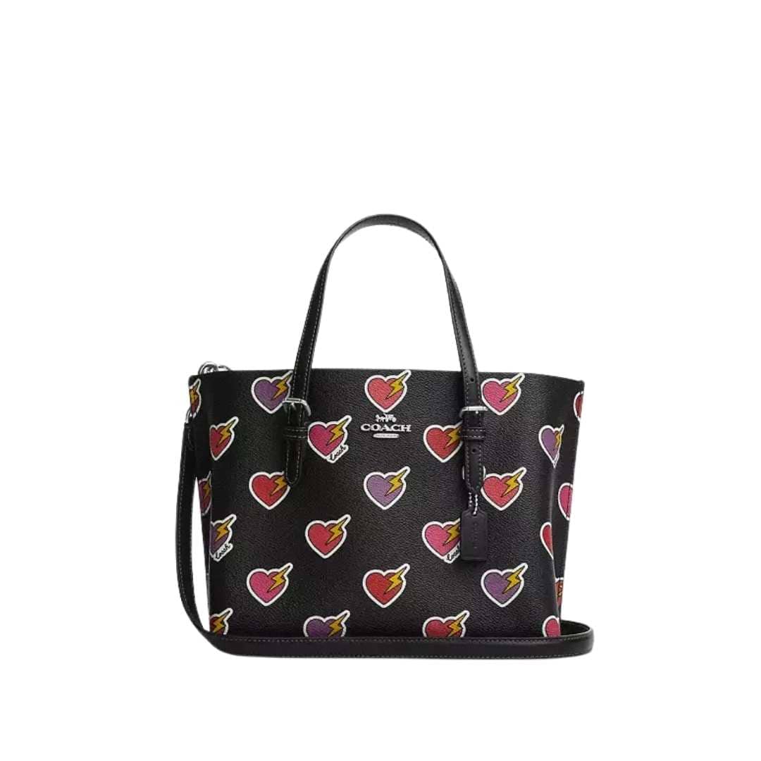Tote mollie 25 Heart bolt print