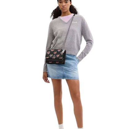Klare crossbody con print heart bolt