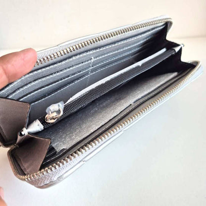 Cartera en cierre plata