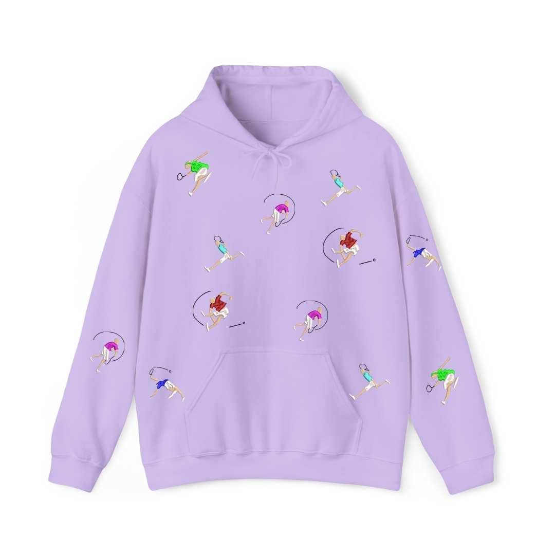 Sudadera cuello redondo mezcla pesada con Bordado "Mini players II"