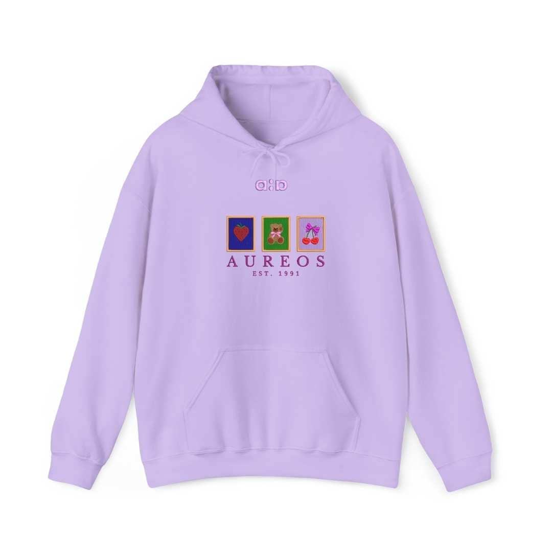 Sudadera cuello redondo mezcla pesada con Bordado "Cuadros de Valentín"